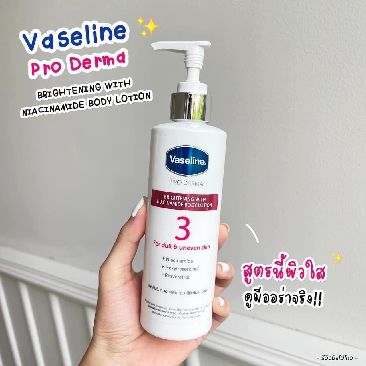 Vaseline Pro Derma Brightning with Niacinamide Body Lotion