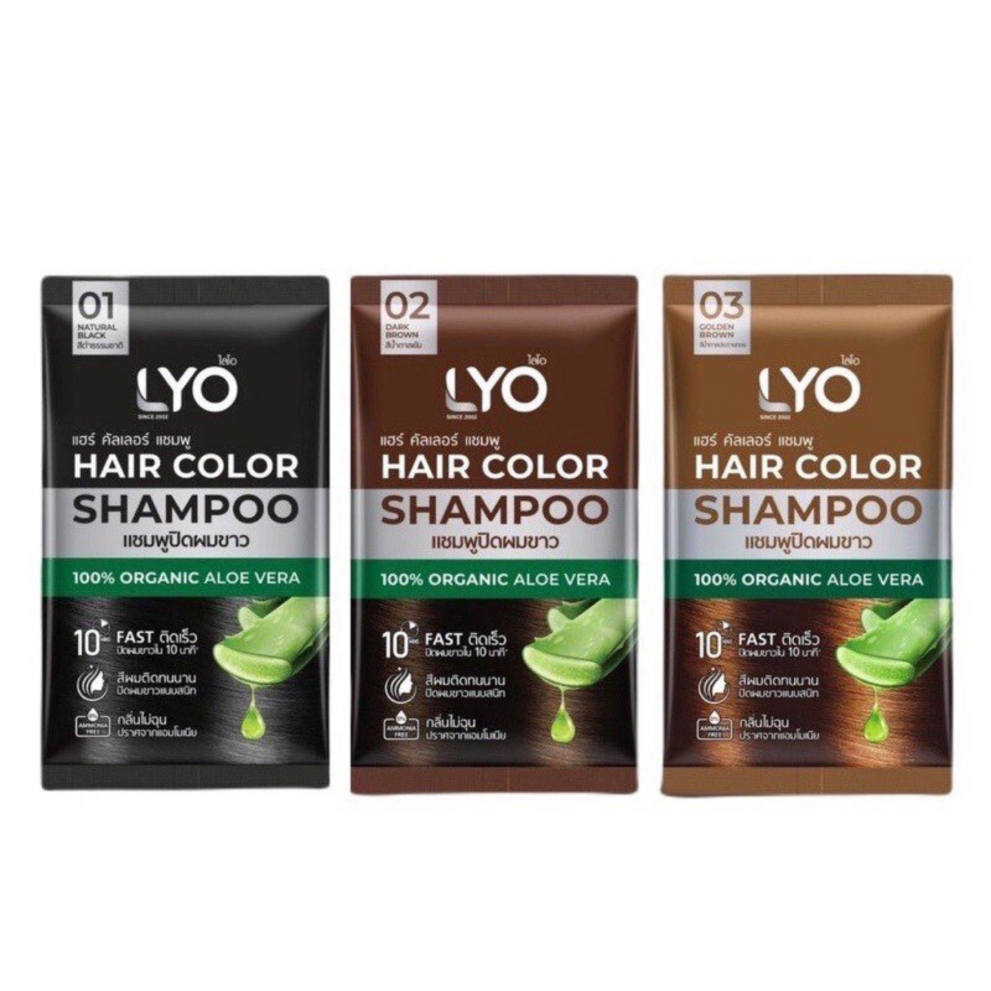 LYO HAIR COLOR SHAMPOO 30ml