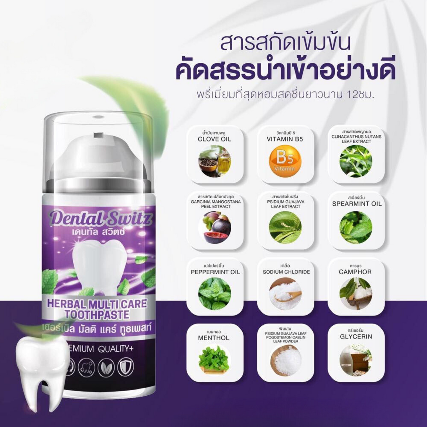 เจลฟอกฟันขาว Dental switz