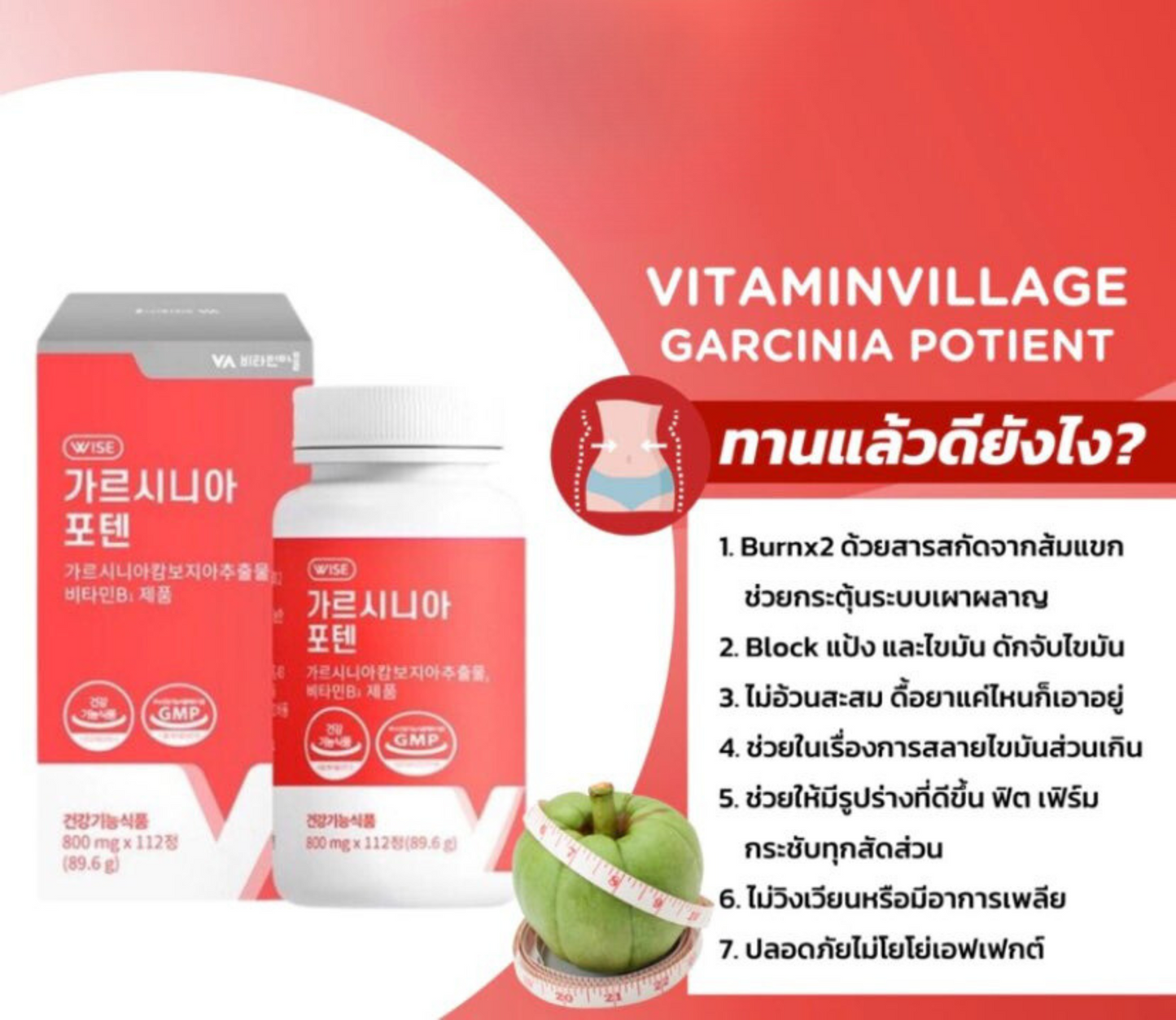 VITAMINVILLAGE GARCINIA POTIENT